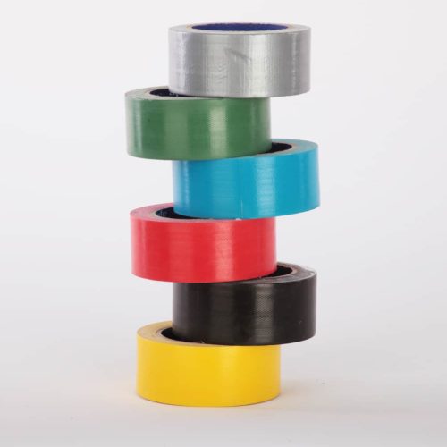 6 rolls of binding tape stacked on top of each other