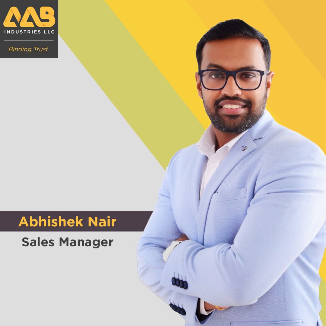 Abhishek Nair Sales Manager, AAB Industries