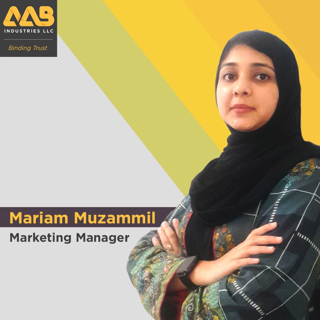 Mariam Muzammil, Marketing Manager, AAB Industries