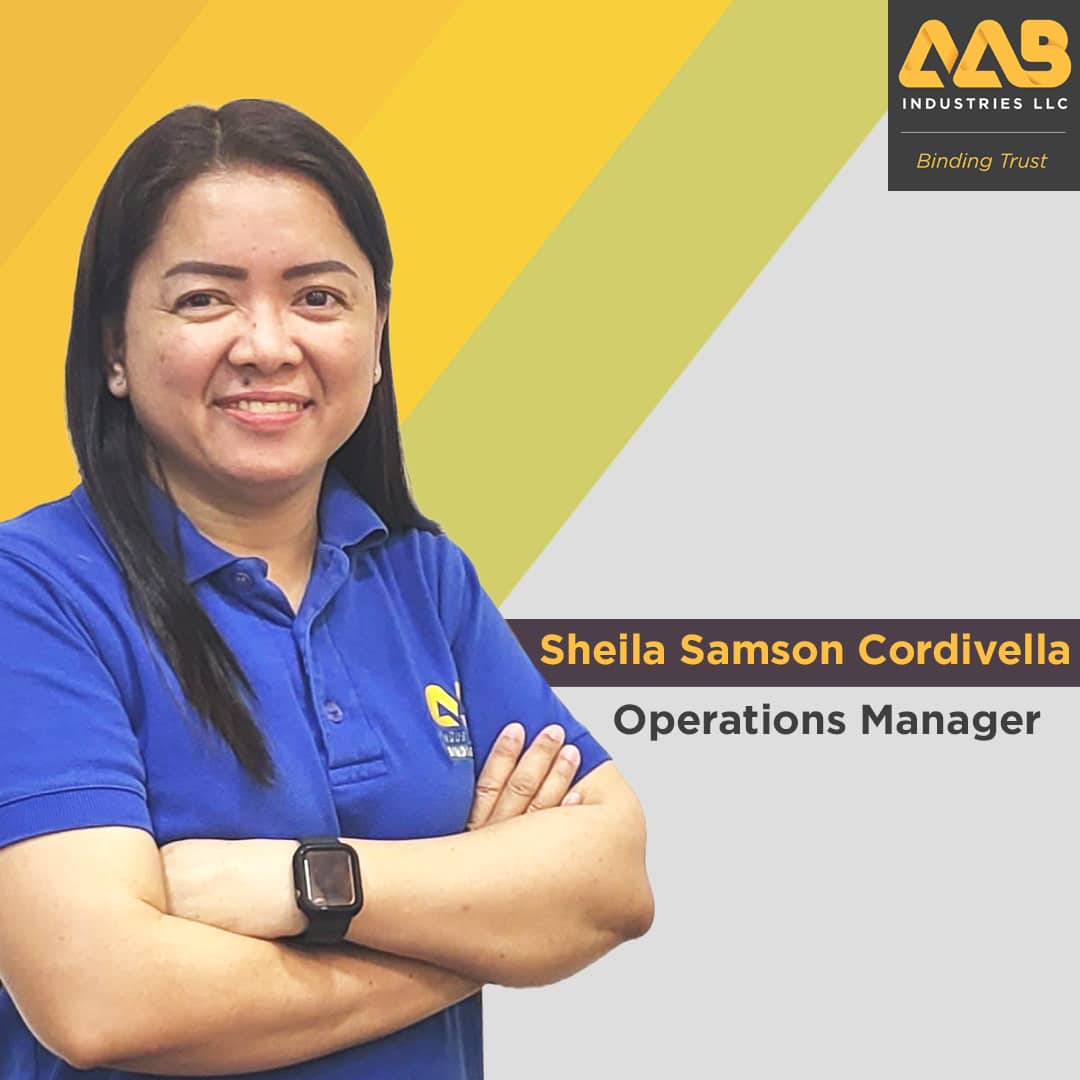 Sheila Samson Cordivella,Operations Manager, AAB Industries