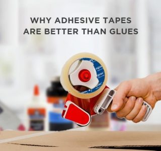 Packaging evolution, how and why adhesive tapes better than glues and gums.