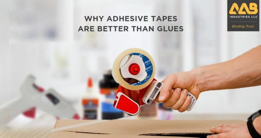 Packaging evolution, how and why adhesive tapes better than glues and gums.